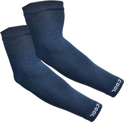 Aadikart Cotton Arm Sleeve For Men & Women With Tattoo(Free, Blue)