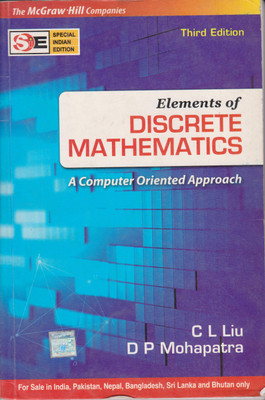 Elements Of Discrete Mathematics (SIE) by LIU-English-Tata Mcgraw Hill Education Private Limited-Paperback_Edition-3rd 3rd Edition(A Computer Oriented Approach)