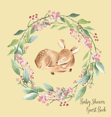 Woodland Baby Shower Guest Book (Hardcover)(English, Hardcover, Bell Lulu and)