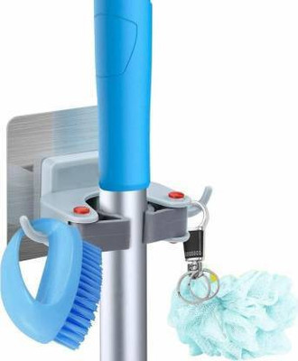 GALLESH ENTERPRISE Multicolor Plastic Broom Holder(1 Holders)