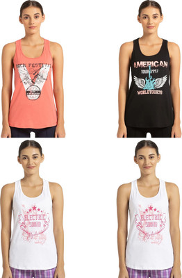 JOCKEY Women Tank Top/Vest(Pack of 4)