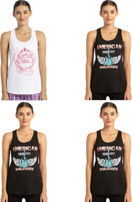 JOCKEY Women Tank Top/Vest(Pack of 4)