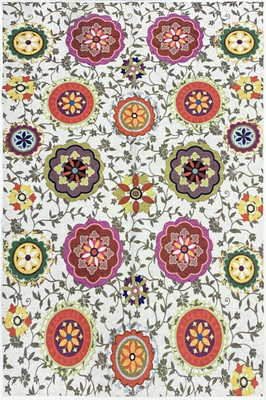 STATUS Multicolor Polyester Carpet(3 ft,  X 5 ft, Rectangle)