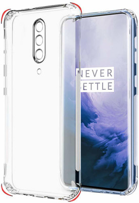 Hamz Back Cover for OnePlus 7T Pro(Transparent, Camera Bump Protector, Pack of: 1)