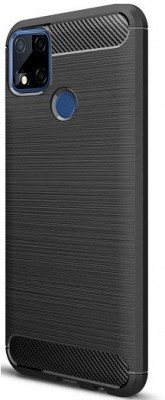 Bodoma Back Cover for Redmi 9C/redmi 9(Black, Grip Case, Silicon, Pack of: 1)