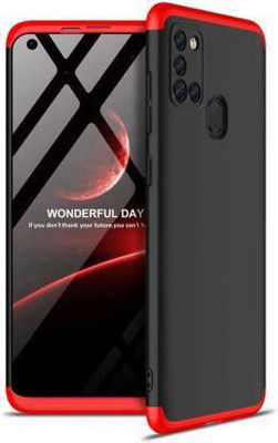FlareHUB Front & Back Case for OPPO A53, OPPO A33 (2020)(Red, Dual Protection, Pack of: 1)