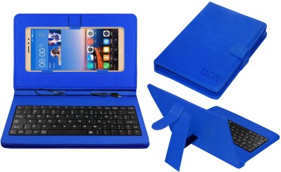 ACM Keyboard Case for Gionee M7 Mini(Blue, Cases with Holder, Pack of: 1)