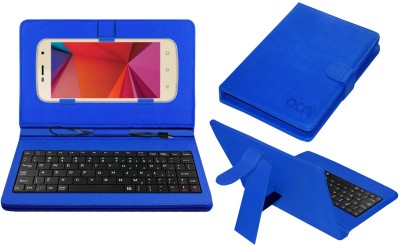 ACM Keyboard Case for Intex Aqua Classic 2(Blue, Cases with Holder, Pack of: 1)