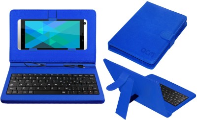 ACM Keyboard Case for Celkon Ultra Q500(Blue, Cases with Holder, Pack of: 1)
