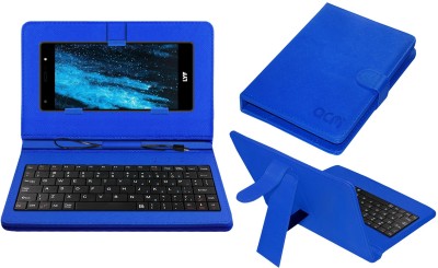 ACM Keyboard Case for Lyf Water F1s(Blue, Cases with Holder, Pack of: 1)