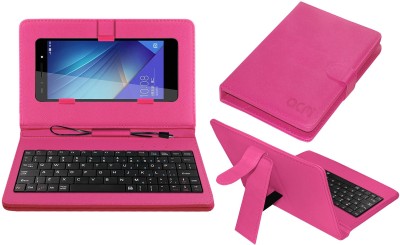 ACM Keyboard Case for Honor 7(Pink, Cases with Holder, Pack of: 1)