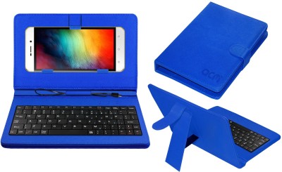 ACM Keyboard Case for Karbonn Quattro L52 Vr(Blue, Cases with Holder, Pack of: 1)