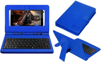 ACM Keyboard Case for Celkon Millennia Ultra Q500(Blue, Cases with Holder, Pack of: 1)