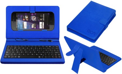 ACM Keyboard Case for Micromax Superfone Canvas 2 A110(Blue, Cases with Holder, Pack of: 1)