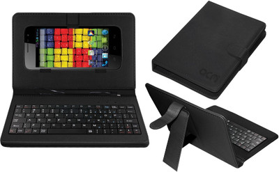 ACM Keyboard Case for Videocon A52(Black, Cases with Holder, Pack of: 1)