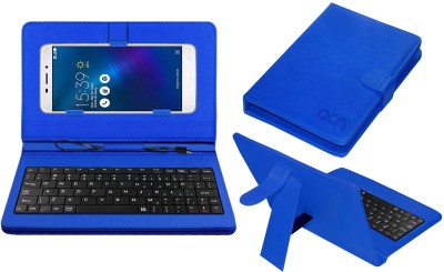 ACM Keyboard Case for Asus Zenfone 3 Laser(Blue, Cases with Holder, Pack of: 1)