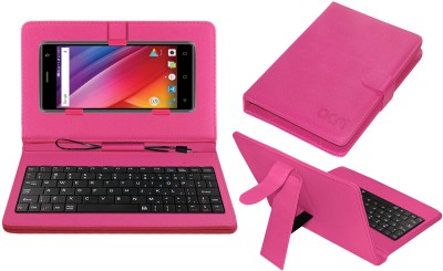 ACM Keyboard Case for M-Tech Eros Smart(Pink, Cases with Holder, Pack of: 1)