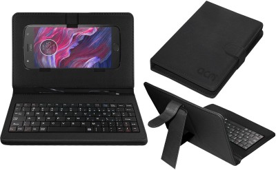 ACM Keyboard Case for Motorola X4 Xt1900-2(Black, Cases with Holder, Pack of: 1)