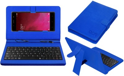 ACM Keyboard Case for Lava Z80(Blue, Cases with Holder, Pack of: 1)