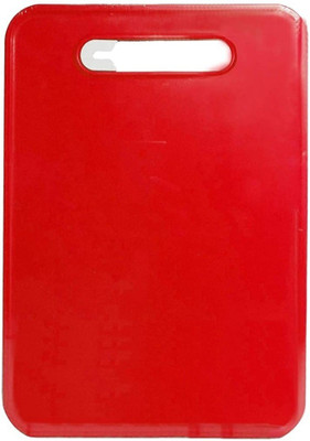 APEX Plastic Cutting Board(Red Pack of 1 Dishwasher Safe)