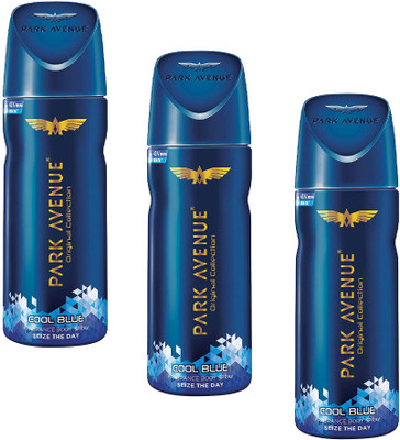 PARK AVENUE Cool Blue Body Spray 150ml - 3Pc AM15 Body Spray  -  For Men(450 ml, Pack of 3)