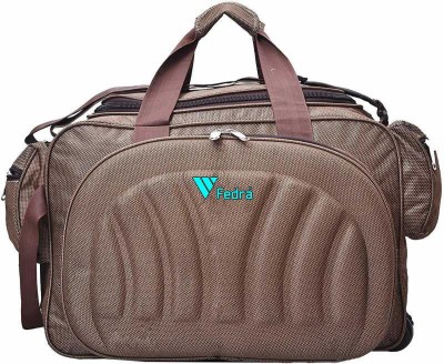 FEDRA (Expandable) Unisex Polyester Waterproof Lightweight 40 L Luggage Bag Duffel With Wheels (Strolley)