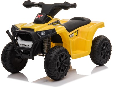 Toy House Kiddy's Beach ATV Rechargeable Battery Operator Ride-on bike for Kids Bike Battery Operated Ride On (Yellow)