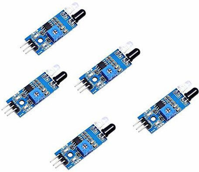 ERHIndia IR Proximity Sensor for line follower and Obstacle sensing Robots - IR Sensor-Pack of 5 Electronic Components Electronic Hobby Kit