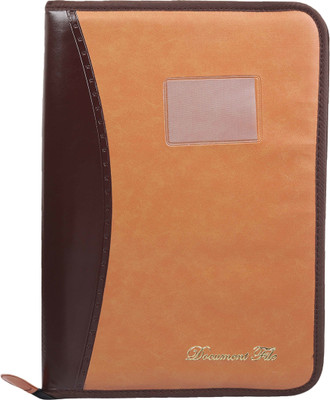 ZesTale Faux Leatherette Executive Folder(Set Of 1, Multicolor)
