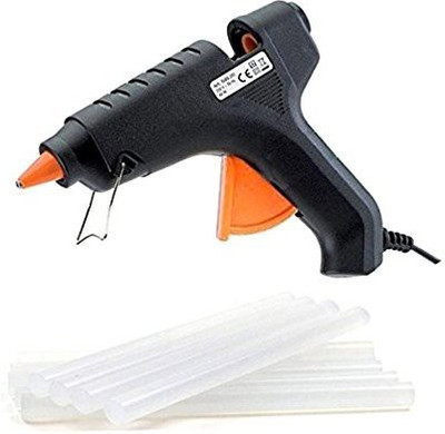 dingla Mega Glue Gun 40W With 5 Sticks- Size 200mm Standard Temperature Corded Glue Gun(20 mm)
