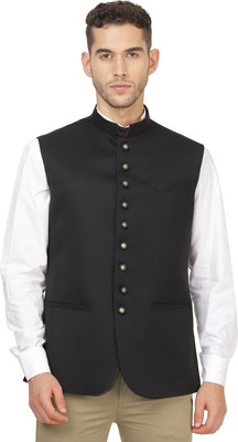 TAHVO Sleeveless Solid Men Jacket