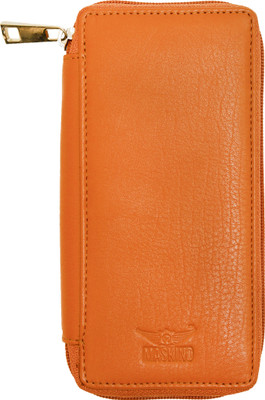 MASKINO Tanish Genuine NDM leather Bank Locker Key Pouch Small Key Chain