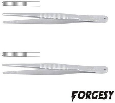 Forgesy DISSECTING FORCEPS 6 INCH COMBO Of 2 TISSUE FORCEP Medical Equipment Combo