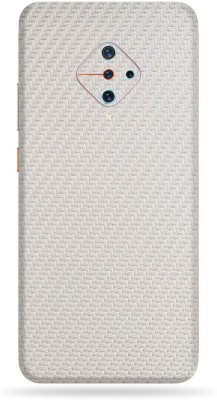 OggyBaba Vivo S1 Pro Mobile Skin(White Carbon Fiber Skin With Ultra Matte Finish)