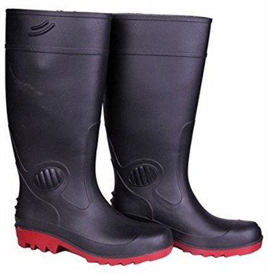 Hillson Steel Toe PVC Safety Shoe(Black, SB, Size 6)