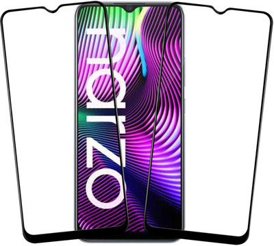 VAlight Edge To Edge Tempered Glass for Realme Narzo 20(Pack of 2)
