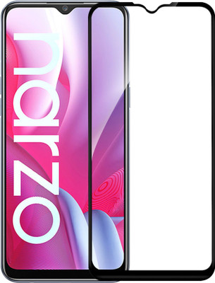 SRT Edge To Edge Tempered Glass for Realme C15(Pack of 1)