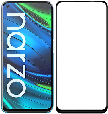 BRENZZ Edge To Edge Tempered Glass for Realme Narzo 20 Pro(Pack of 1)