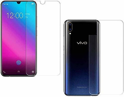 ISHANGEL Front and Back Screen Guard for VIVO V11 PRO, Gorilla Hammer Proof, flexible fiber unbreakable Screen Protector, [Not a Tempered Glass](Pack of 2)