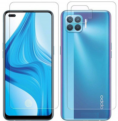 Bodoma Front and Back Screen Guard for Oppo F17 pro(Pack of 2)