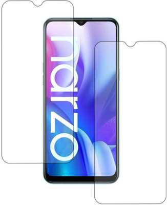 VAlight Tempered Glass Guard for Realme Narzo 20a(Pack of 2)