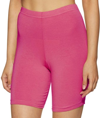 OUTFLITS Solid Women Pink Cycling Shorts