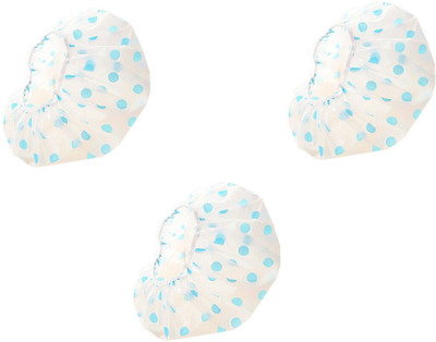 Connectwide Printed Waterproof Elastic Band Bathing Hat Caps
