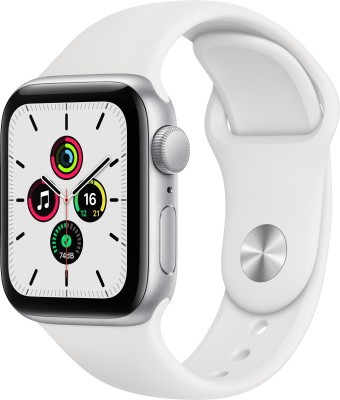 APPLE Apple Watch SE(White Strap, Regular)