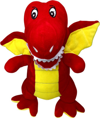 Regallo Premium Quality Red Dragon Soft Toy For kids  - 55 cm(Multicolor)