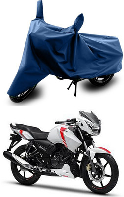 ANTHUB Two Wheeler Cover for TVS(Apache RTR 160, Blue)