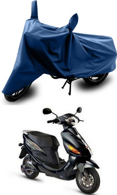 SEBONGO Two Wheeler Cover for Hero(Electric Cruz, Blue)
