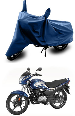 Rhtdmm Waterproof Two Wheeler Cover for Hero(Super Splendor, Blue)