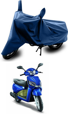 ANTHUB Waterproof Two Wheeler Cover for Mahindra(Blue)