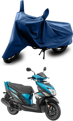 SEBONGO Two Wheeler Cover for Yamaha(Cygnus Ray ZR, Blue)